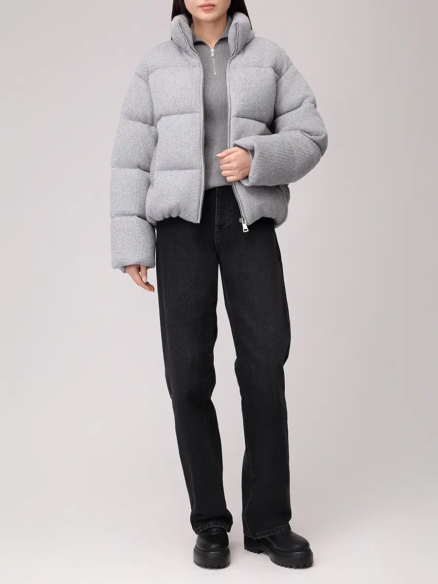 Пуховик стеганый