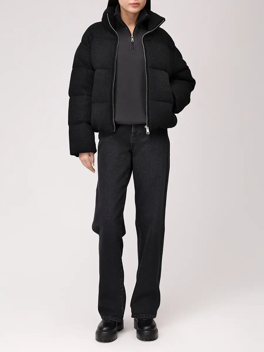 Пуховик стеганый