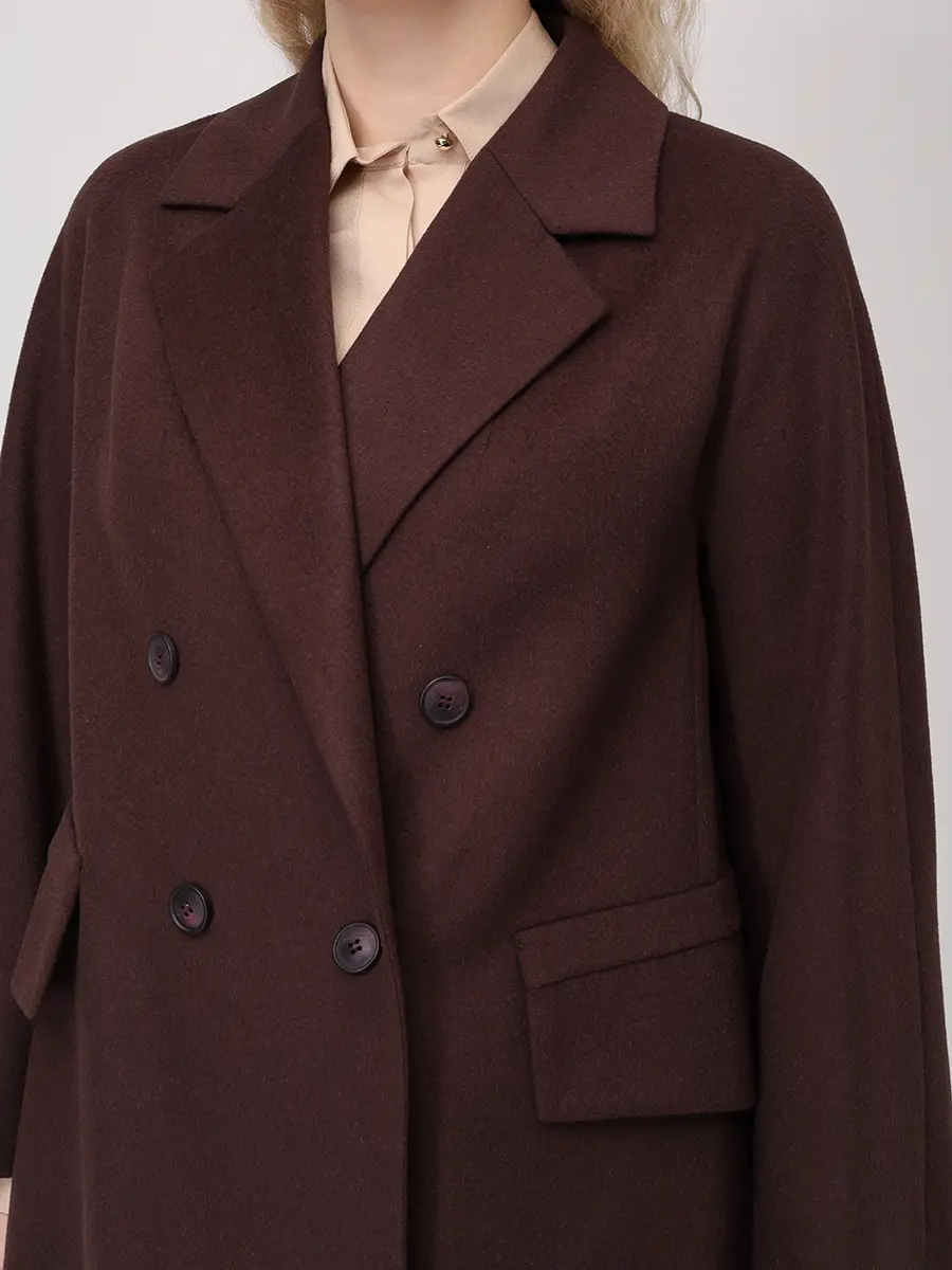 Пальто шерстяное