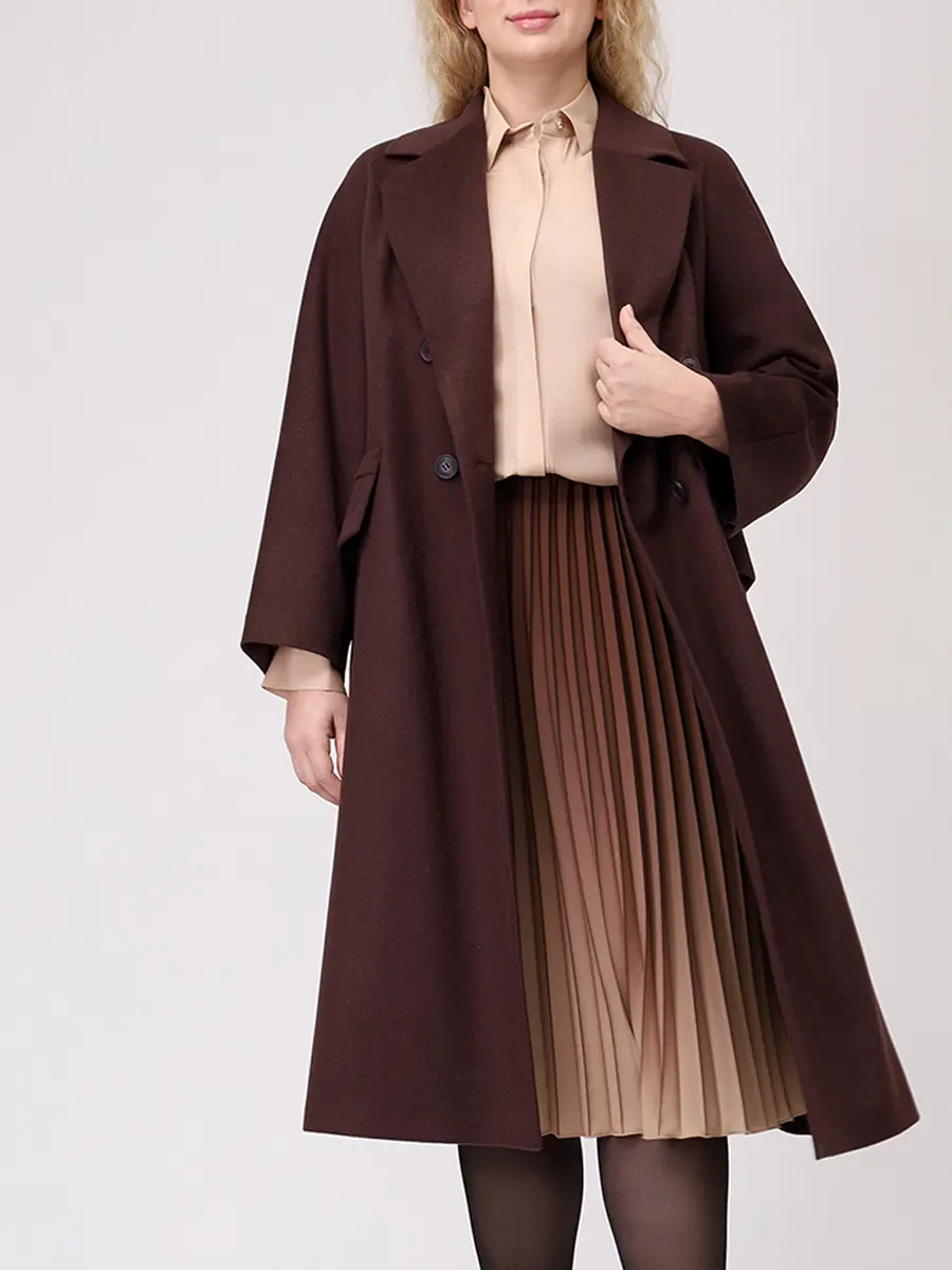 Пальто шерстяное