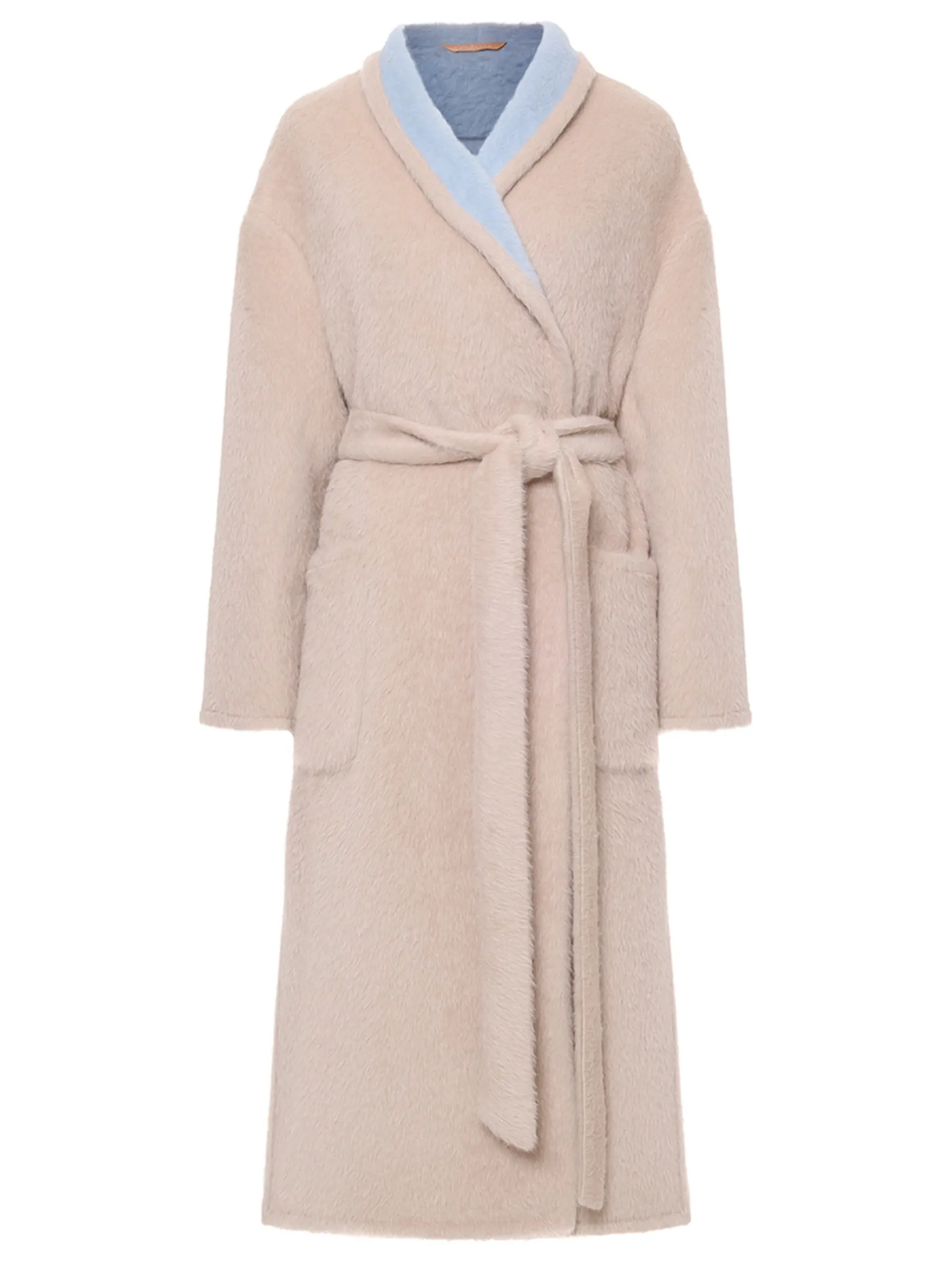 Пальто из шерсти альпака