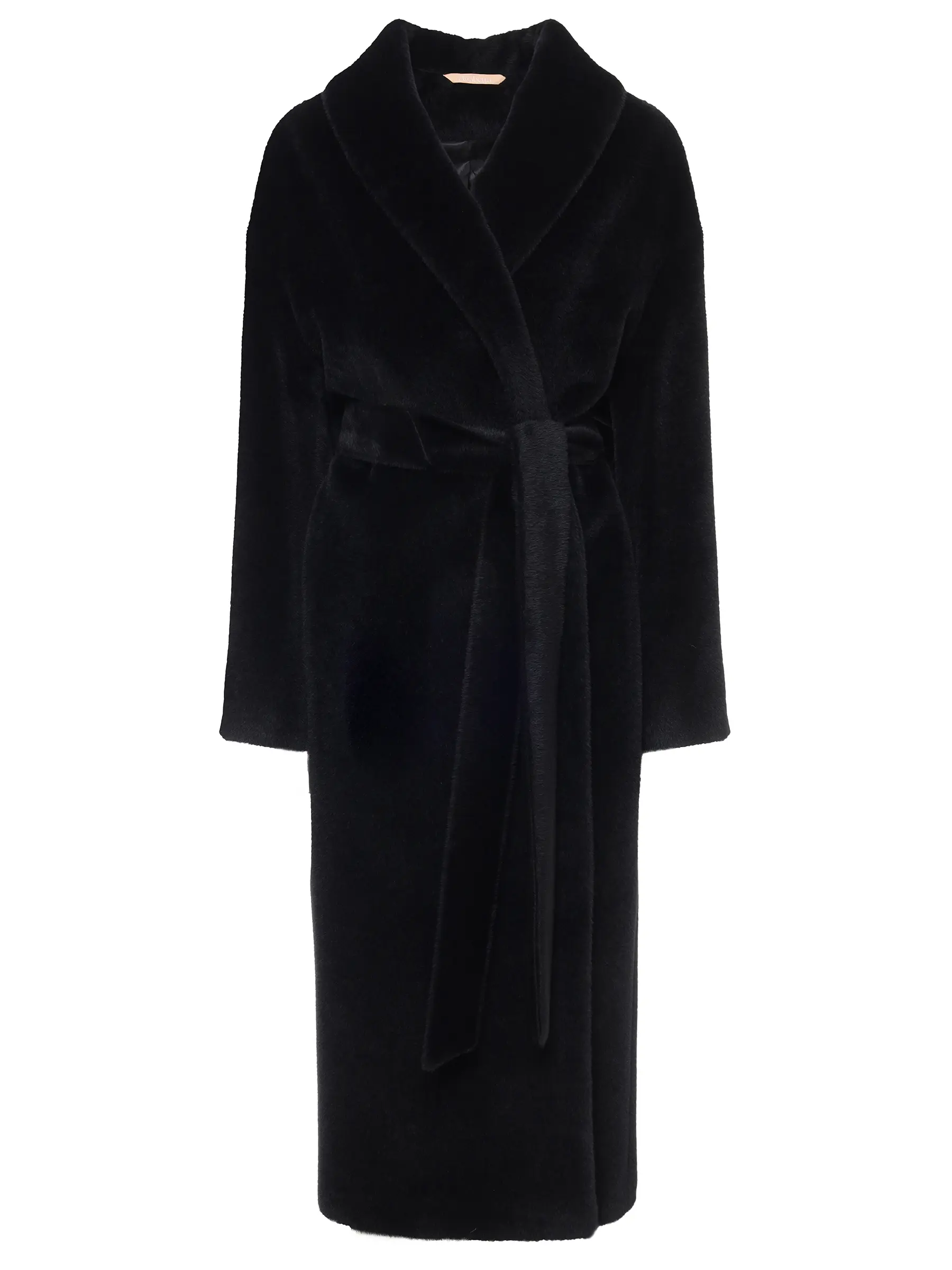 Пальто из шерсти альпака