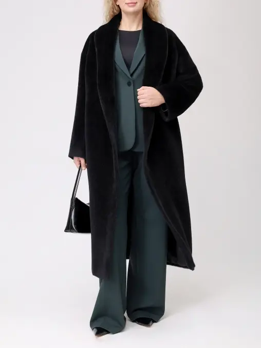 Пальто из шерсти альпака ELISABETTA