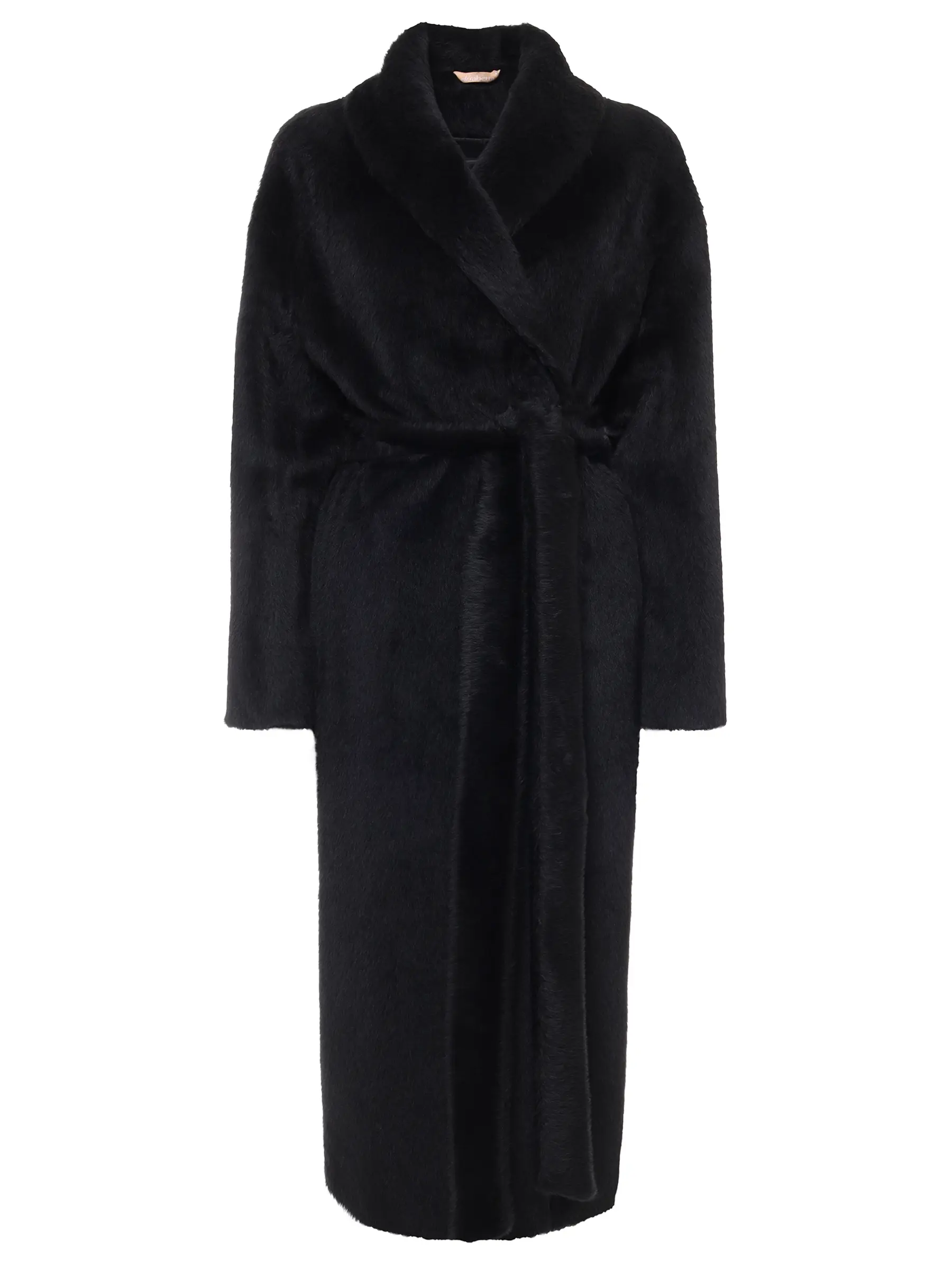 Пальто из шерсти альпака