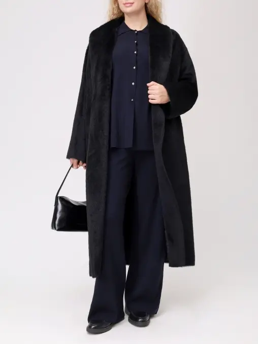 Пальто из шерсти альпака ELISABETTA