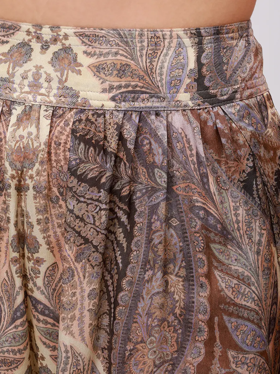 Брюки шелковые