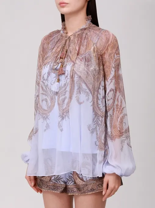 Блуза из вискозы ZIMMERMANN