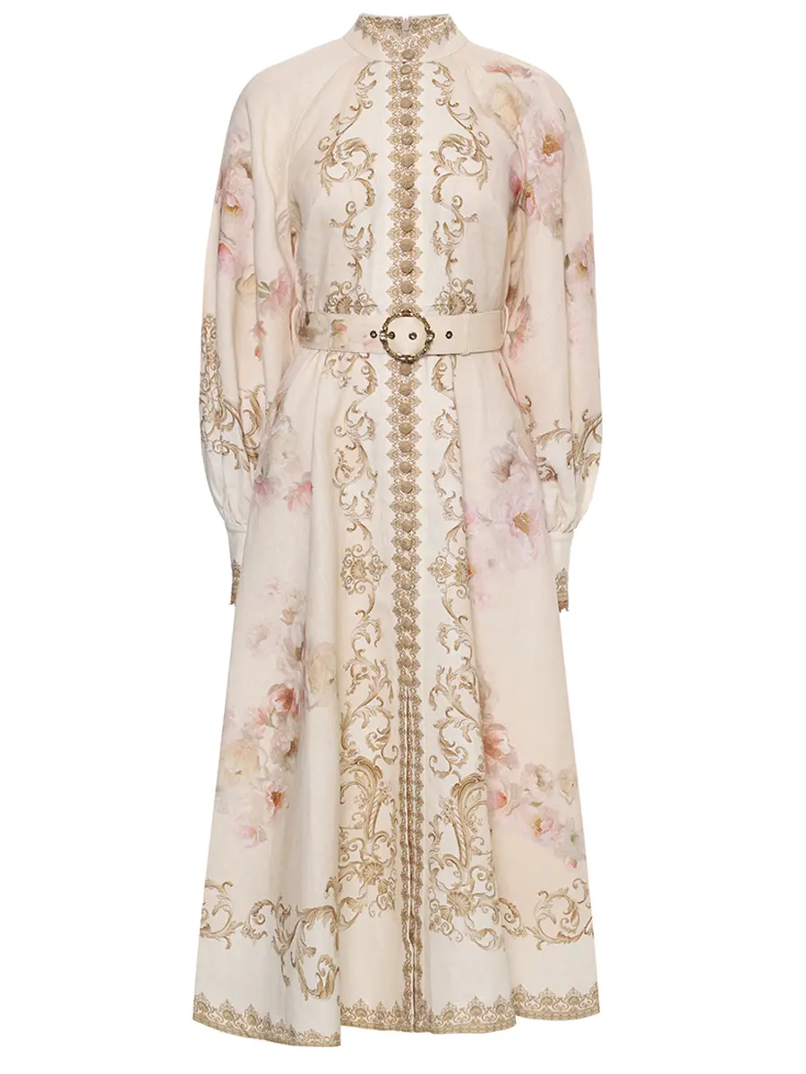 Платье льняное