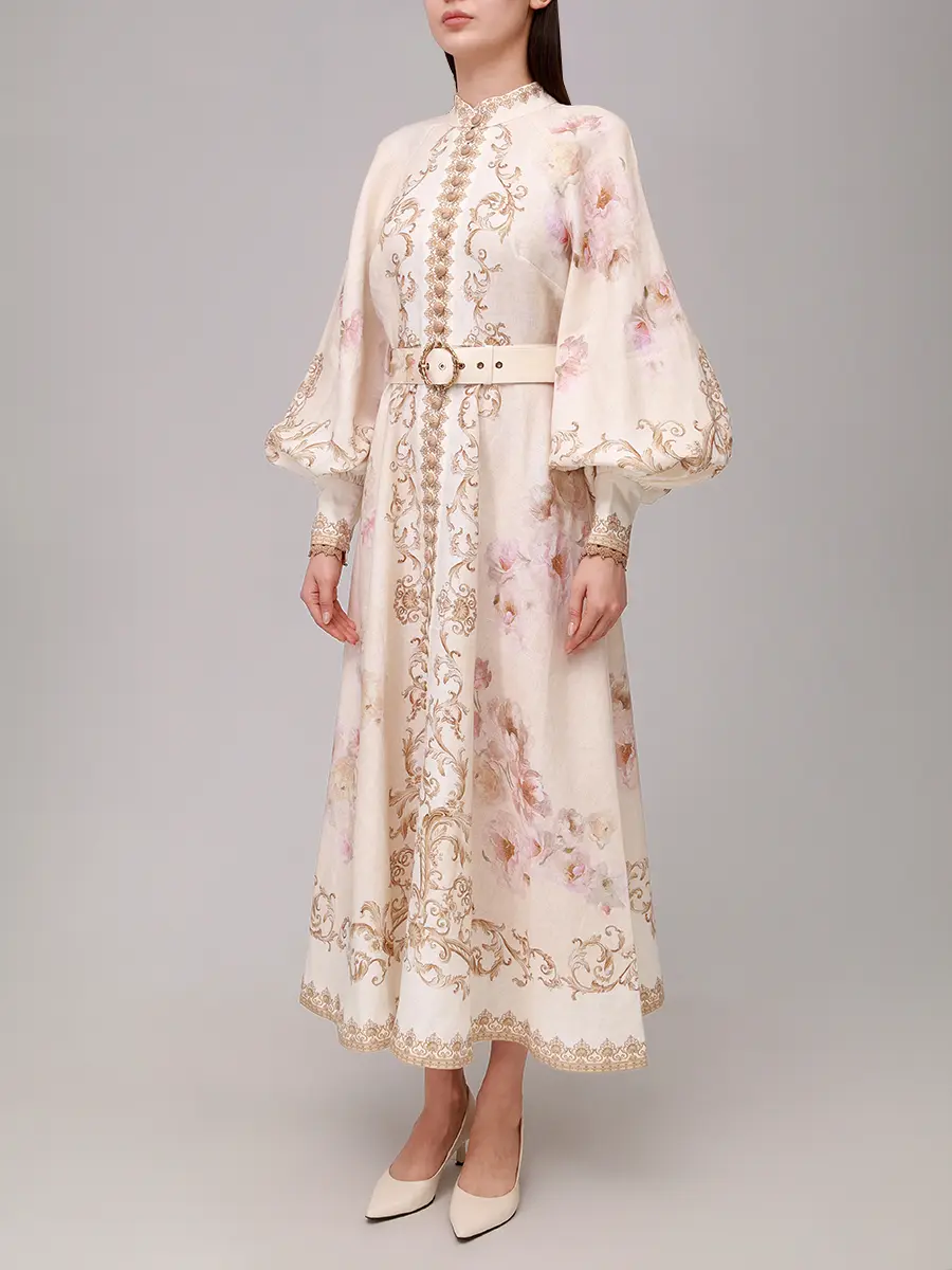 Платье льняное