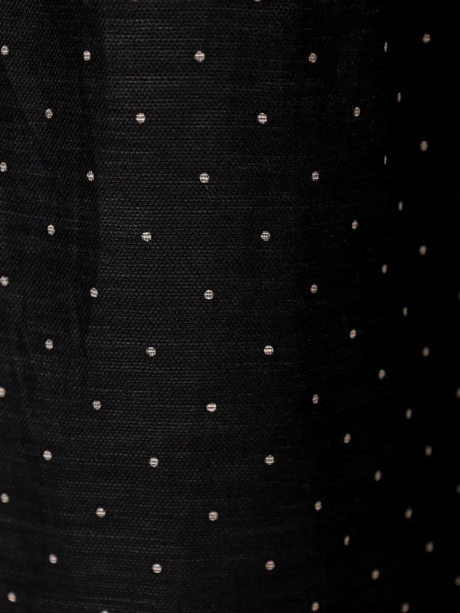 Брюки из шелка и льна