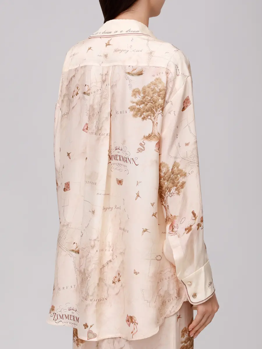 Рубашка с принтом