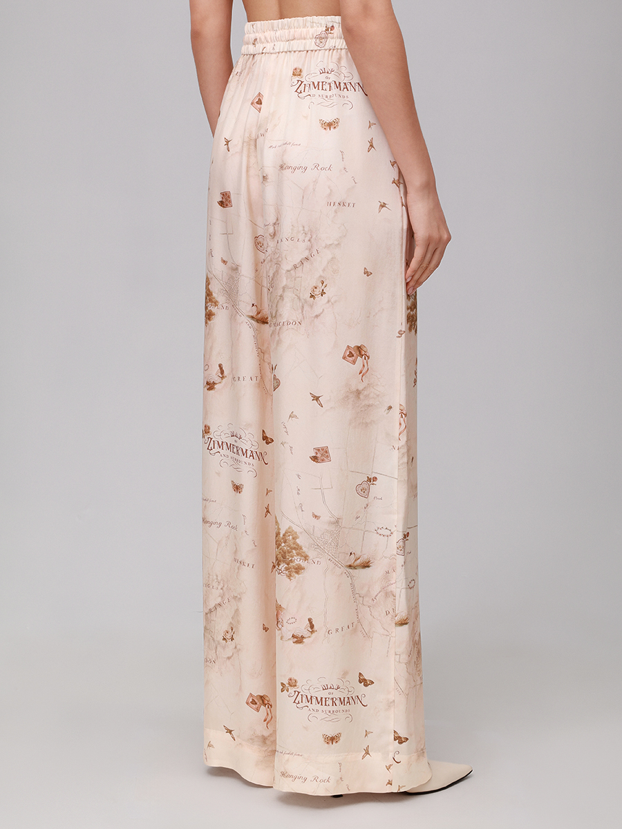 Брюки с принтом