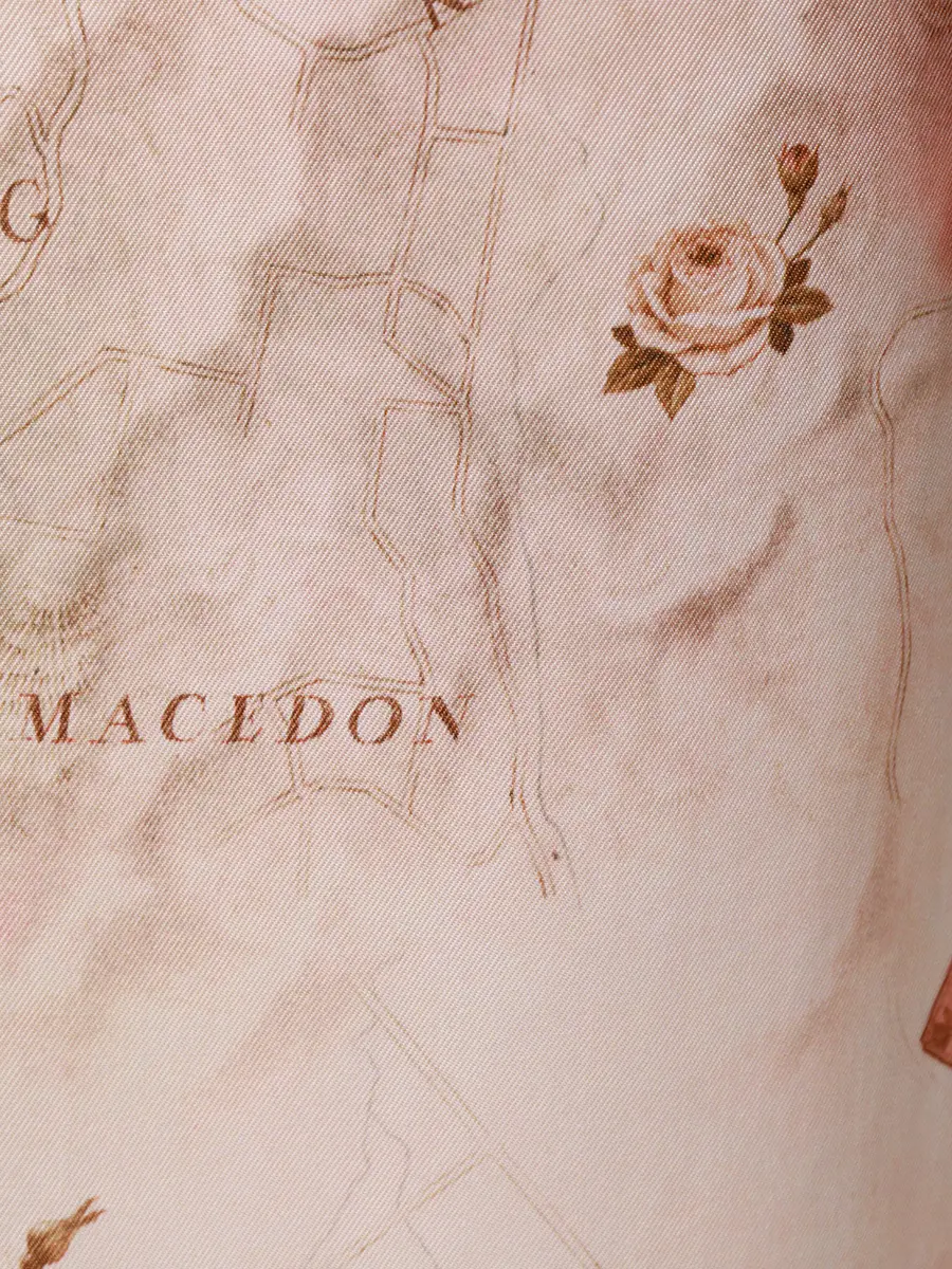 Брюки с принтом