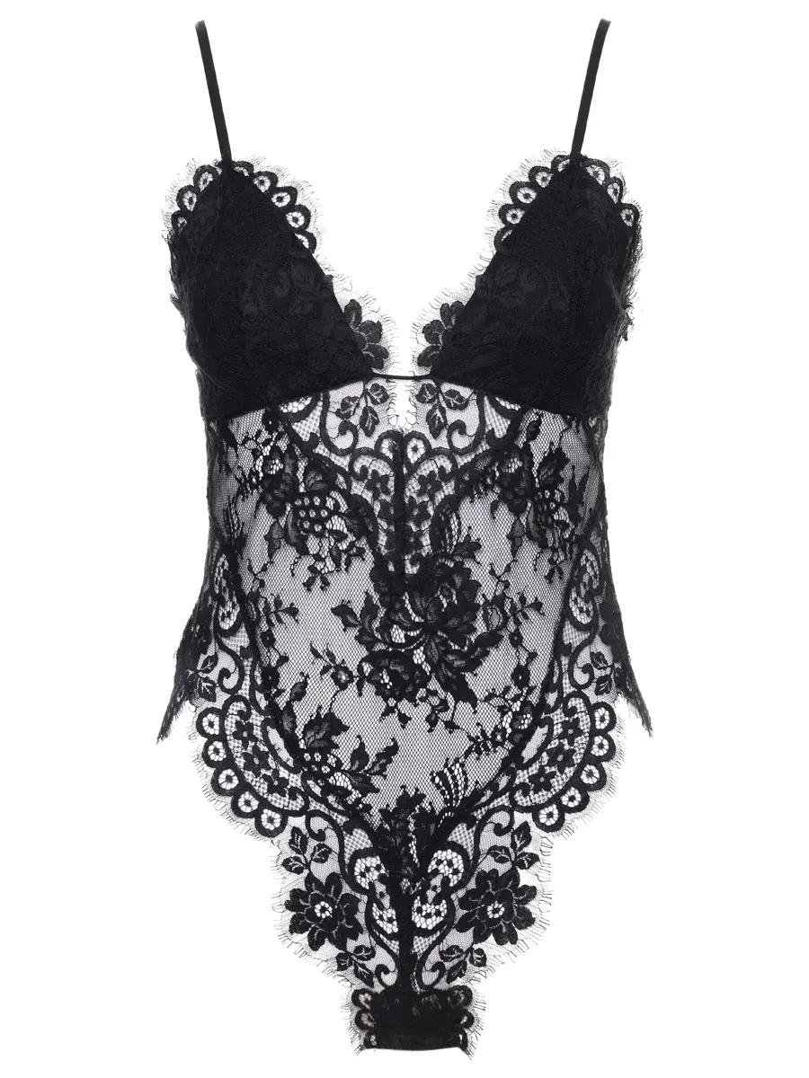 Боди кружевное