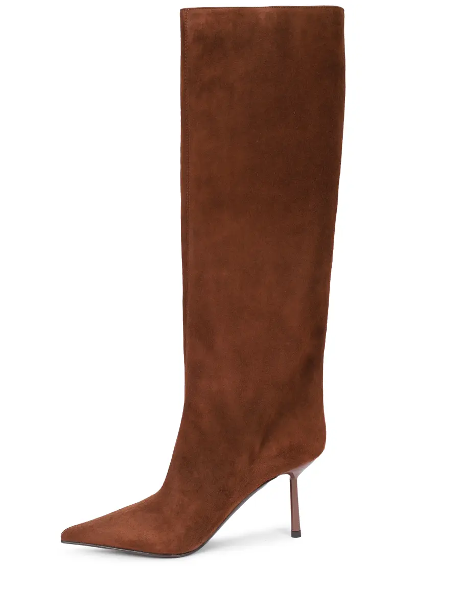 Сапоги замшевые