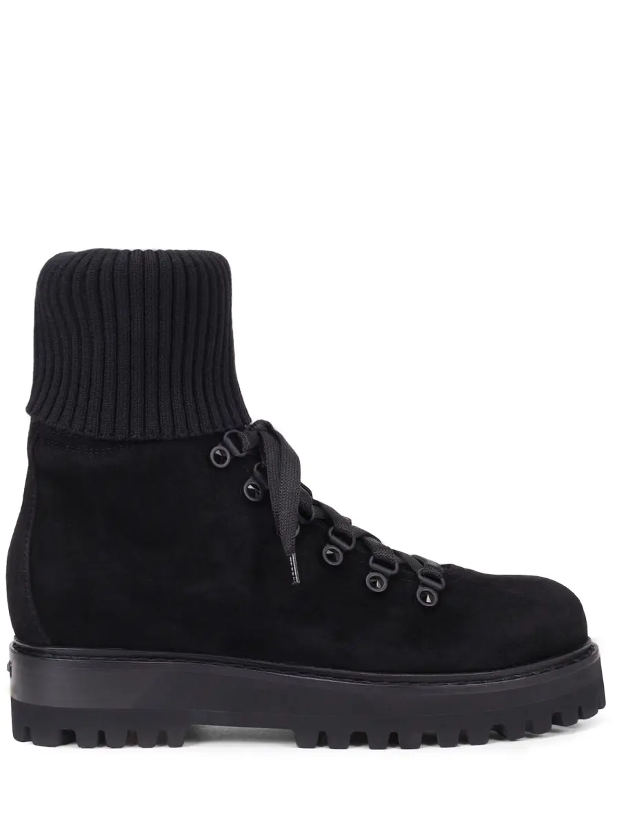 Ботинки замшевые