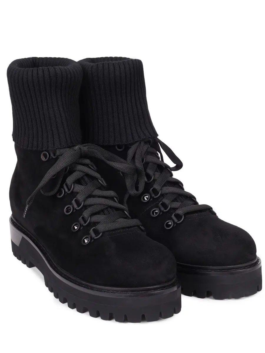 Ботинки замшевые