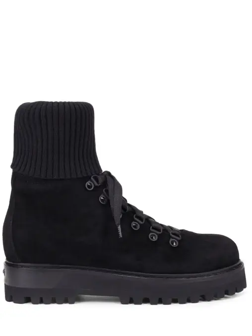 Ботинки замшевые LE SILLA