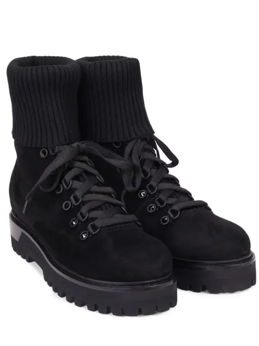 Ботинки замшевые LE SILLA