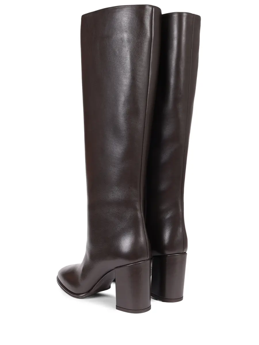 Сапоги кожаные