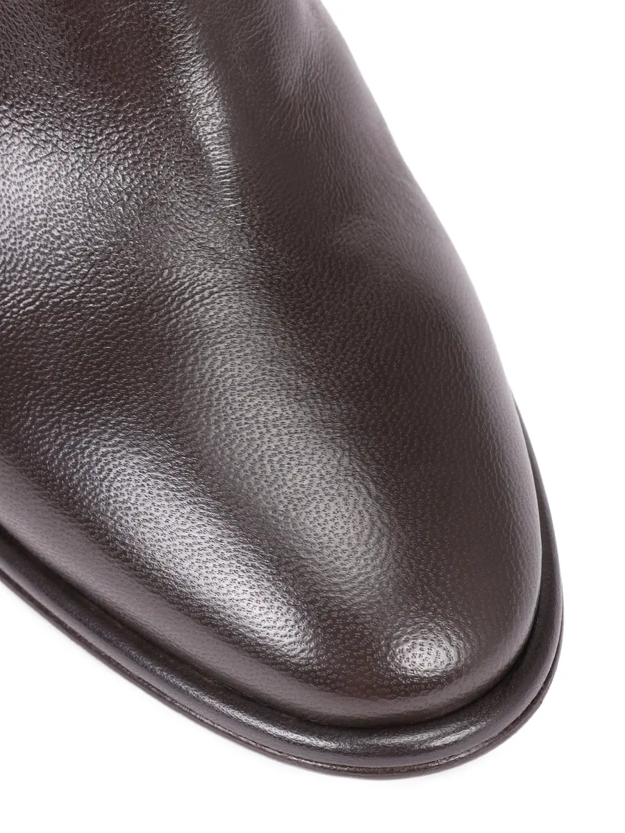 Сапоги кожаные