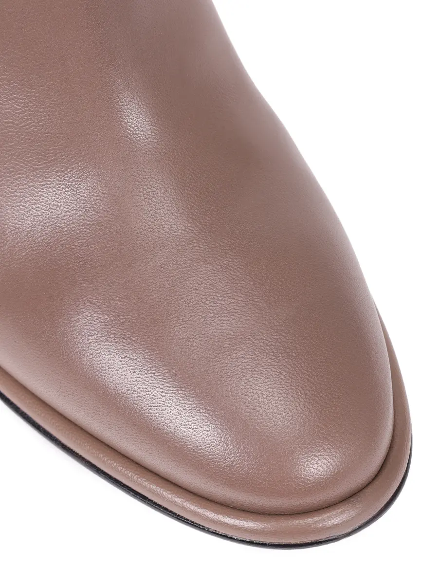 Сапоги кожаные