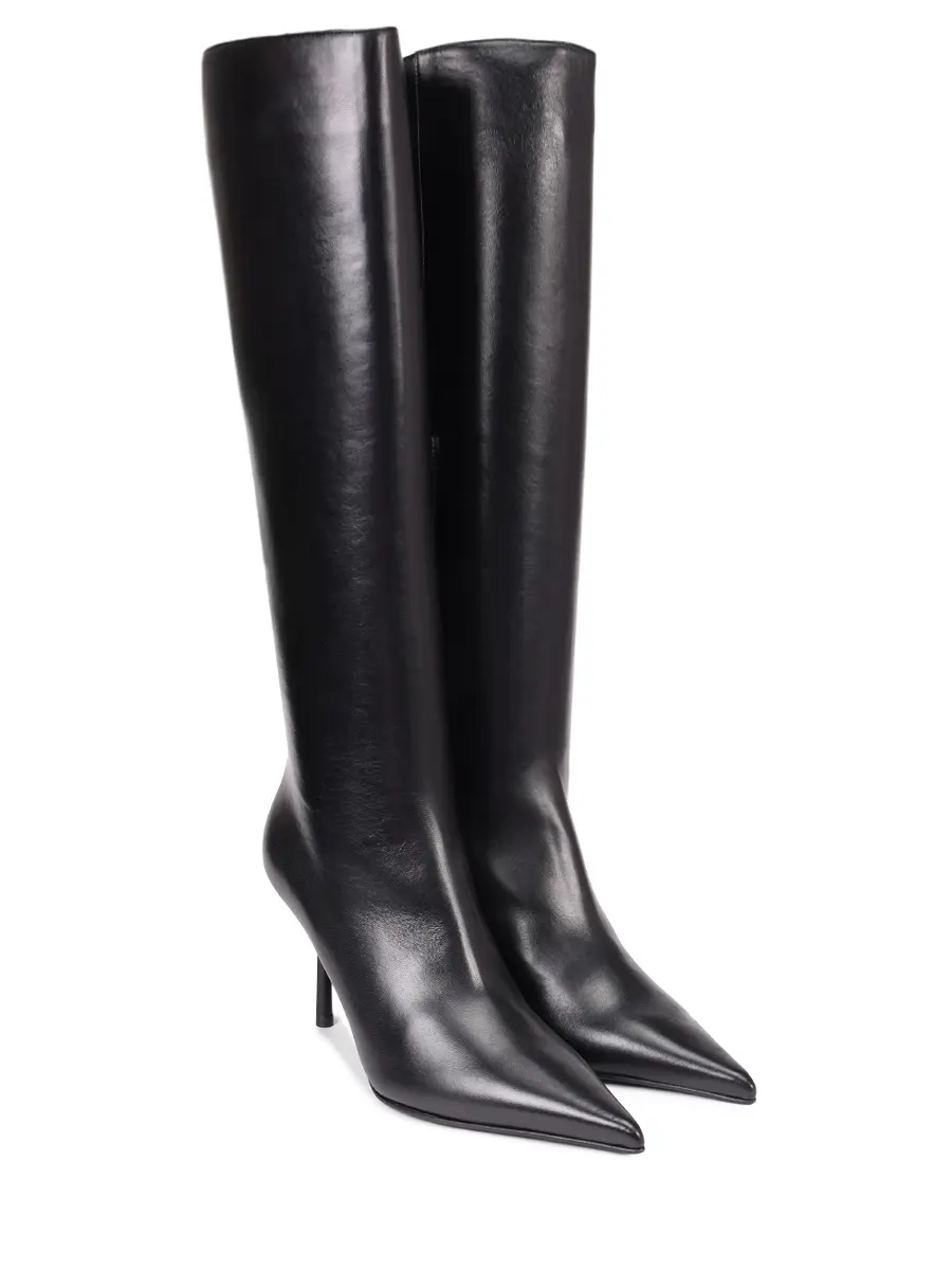 Сапоги кожаные