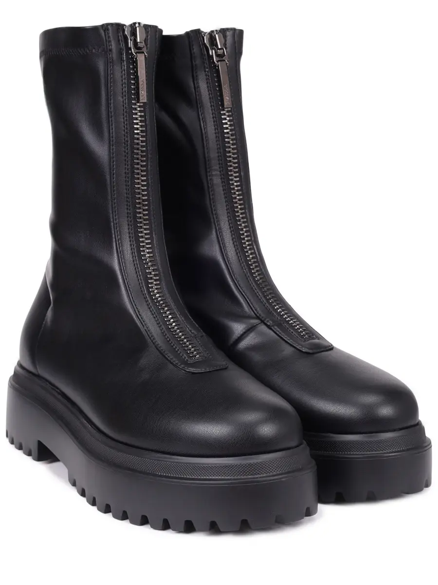 Ботинки кожаные