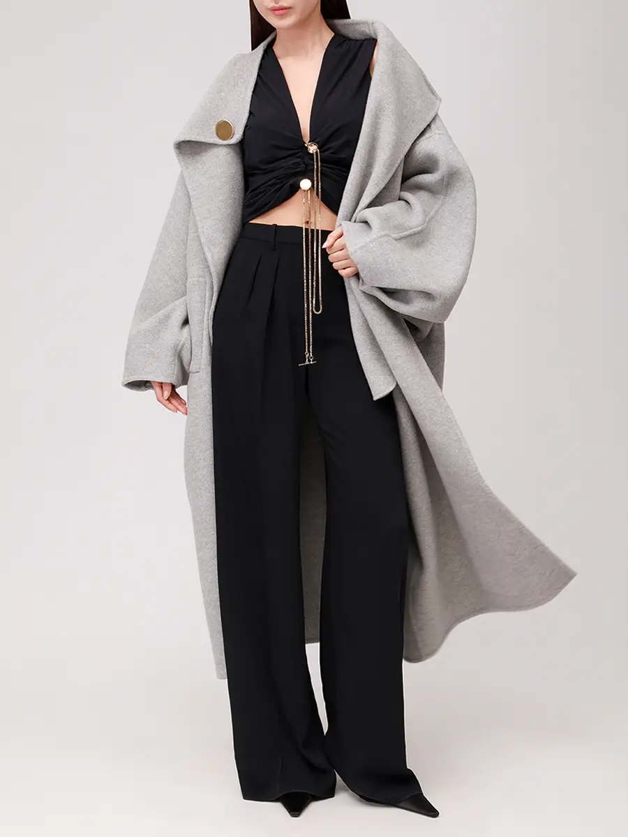 Пальто шерстяное