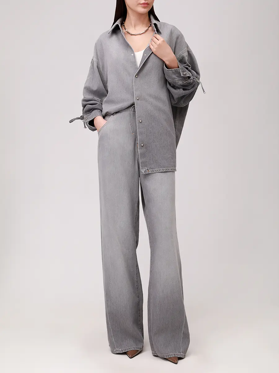 Рубашка джинсовая