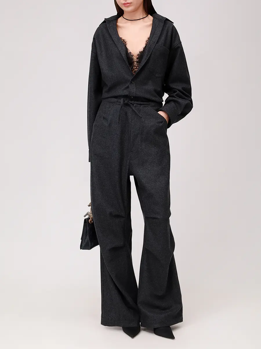 Брюки шерстяные