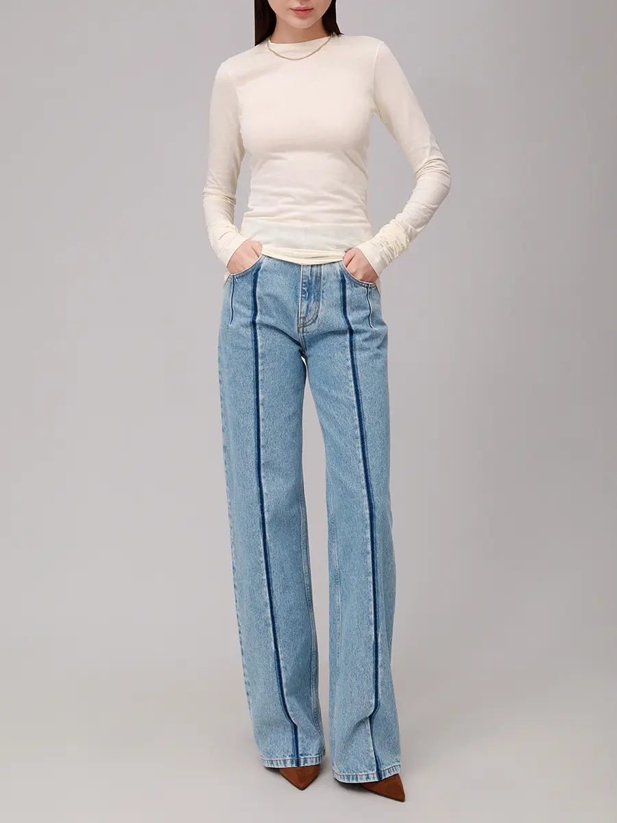 Лонгслив хлопковый