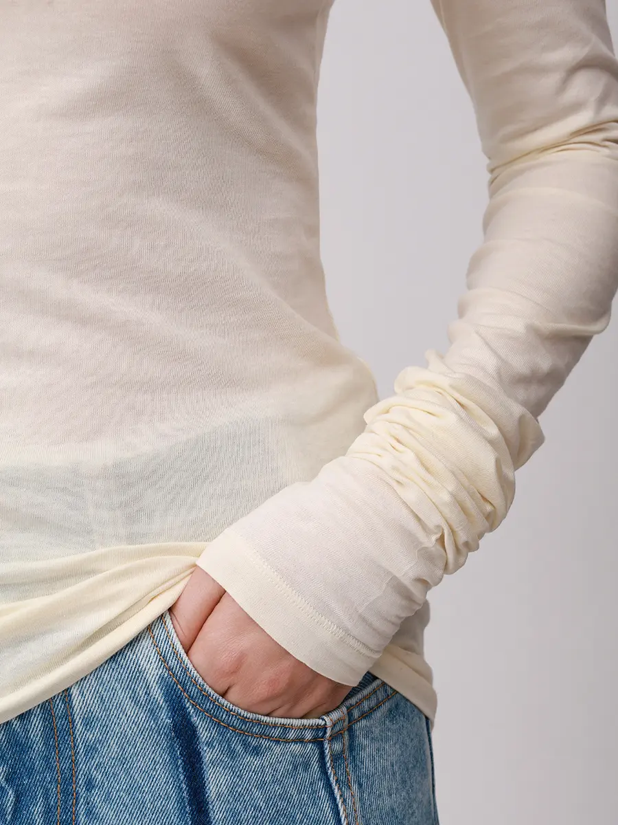 Лонгслив хлопковый