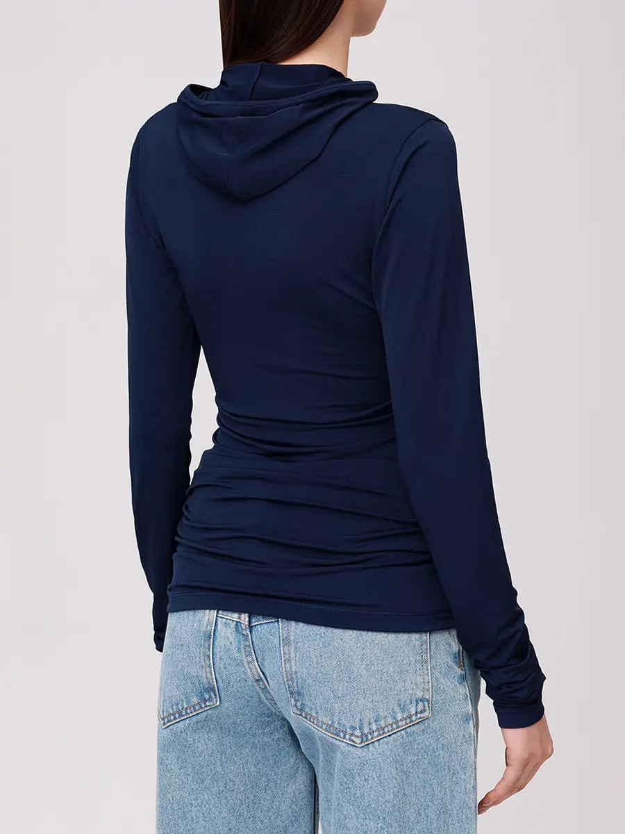 Лонгслив с капюшоном