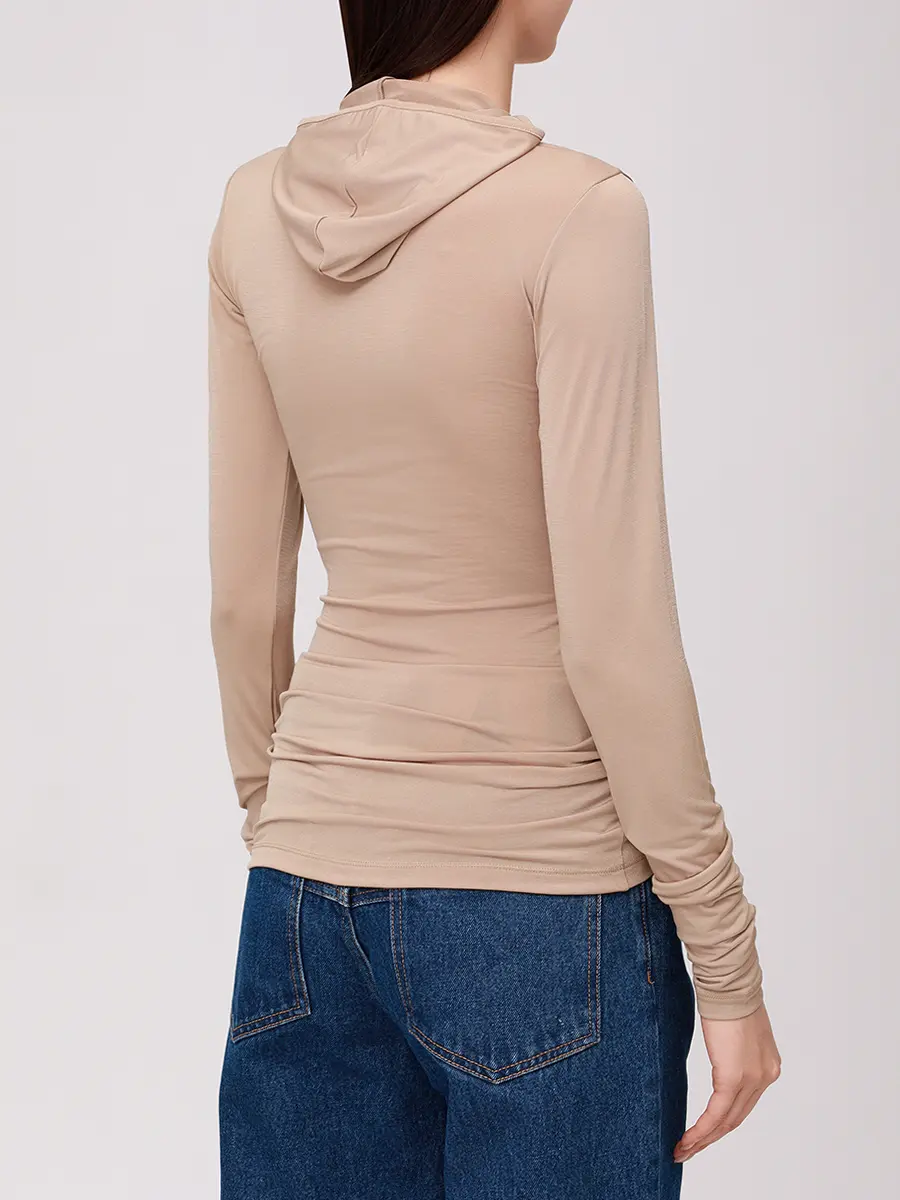 Лонгслив с капюшоном