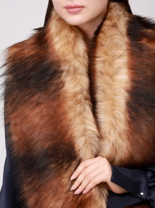 Шарф из экомеха DAVID KOMA