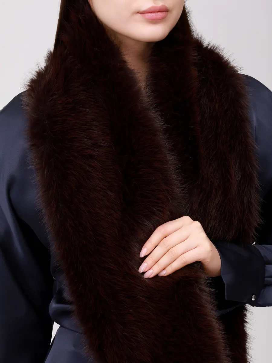 Шарф из экомеха