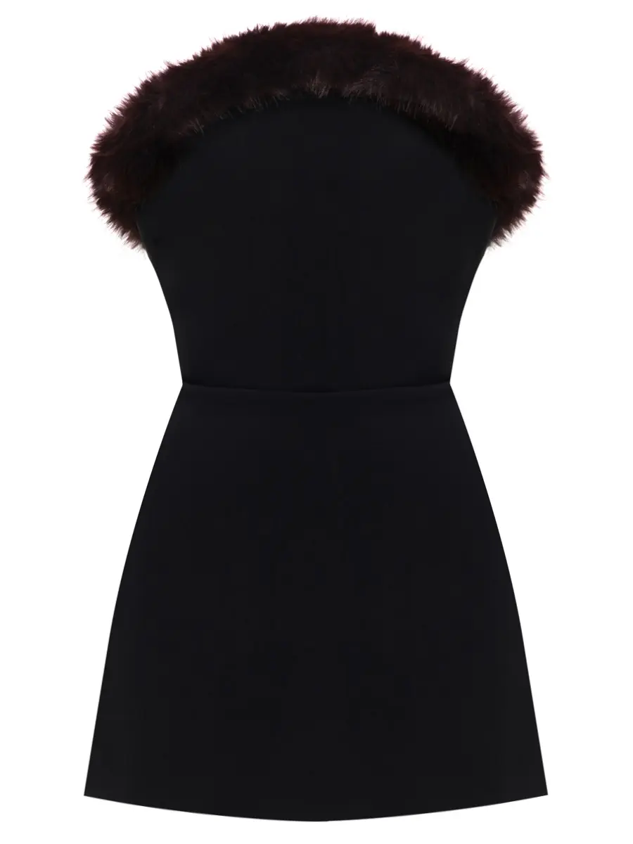 Платье однотонное