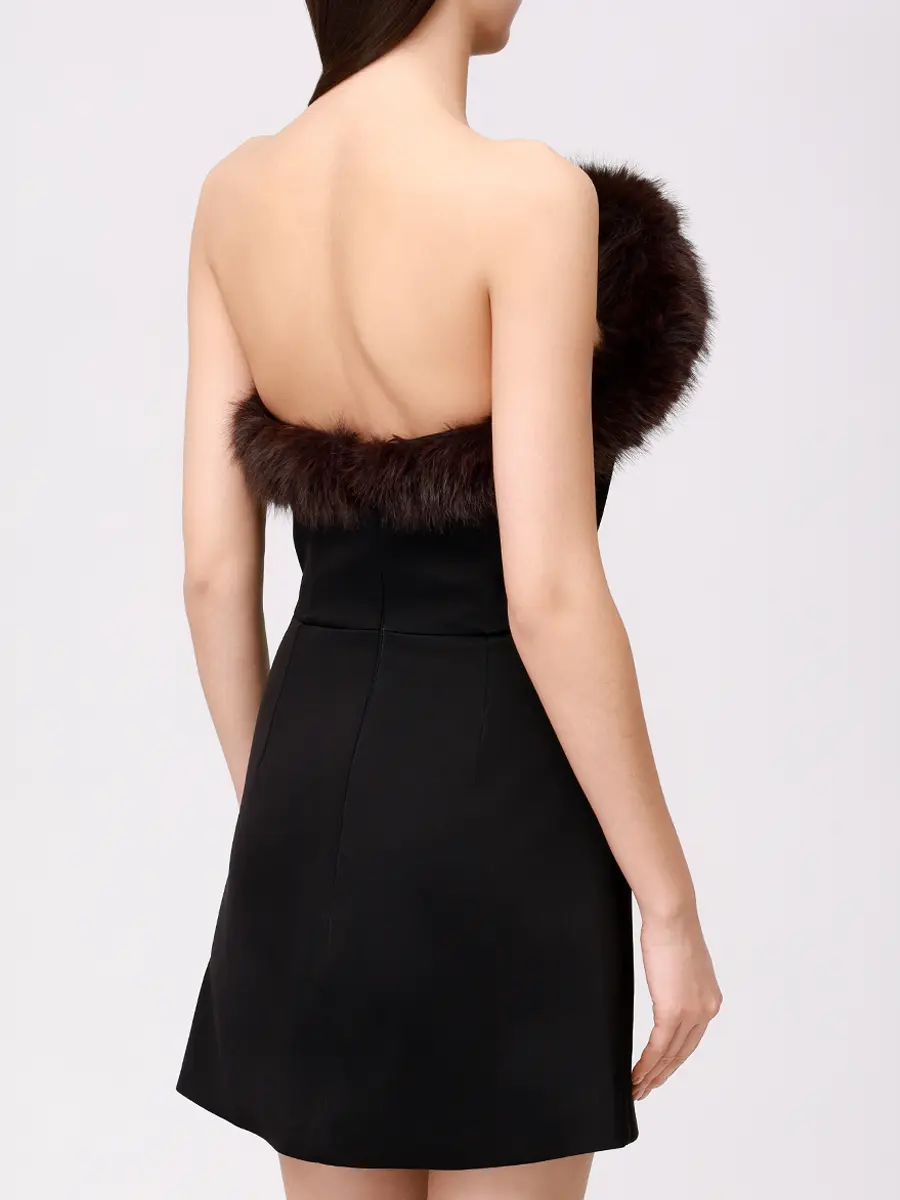 Платье однотонное