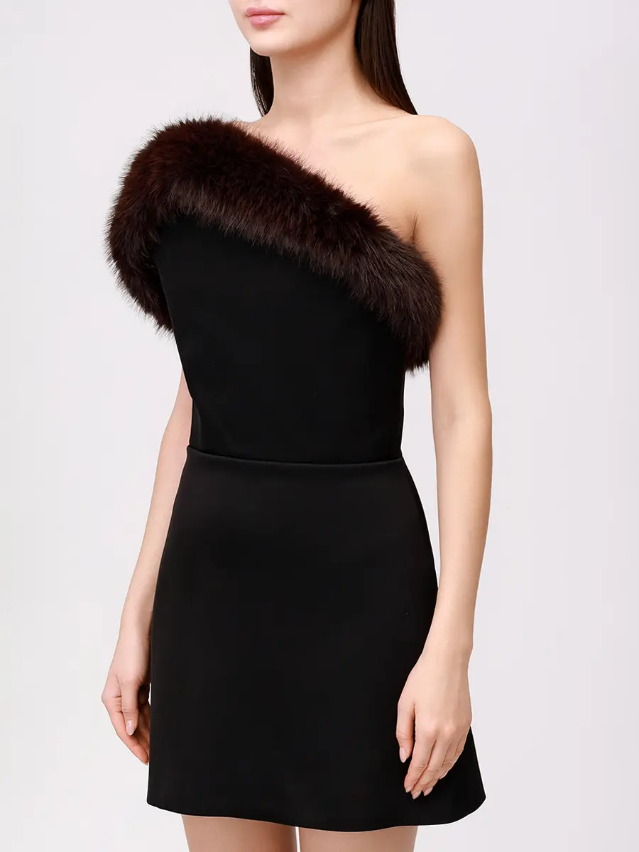 Платье однотонное