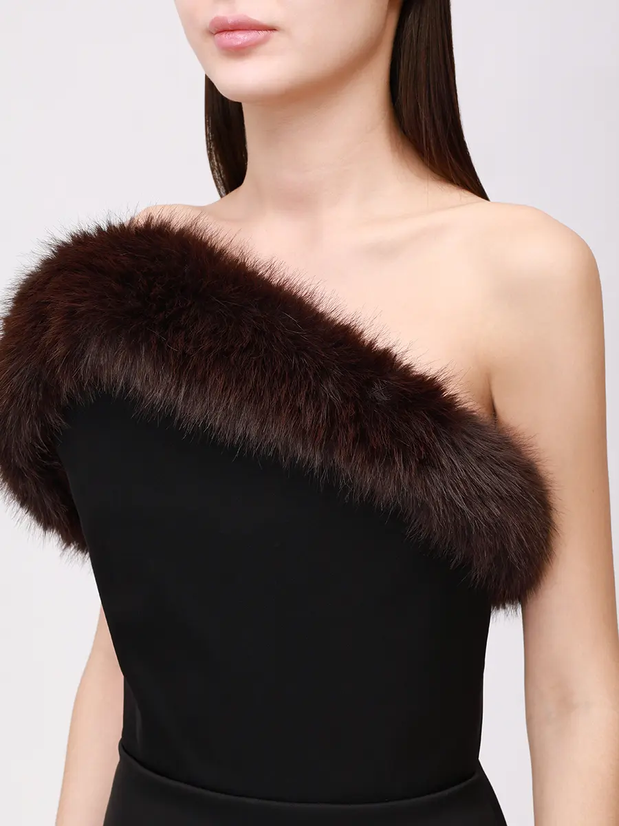 Платье однотонное