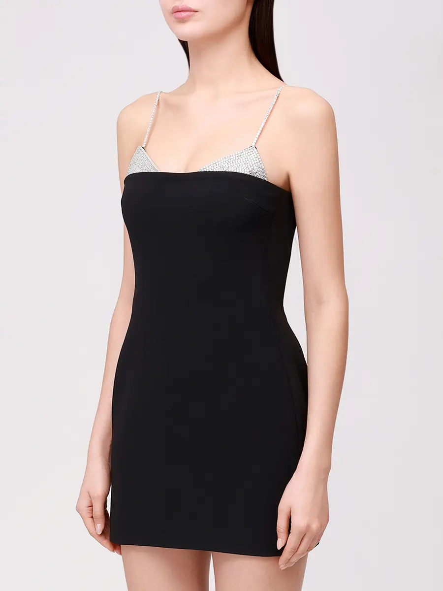 Платье со стразами