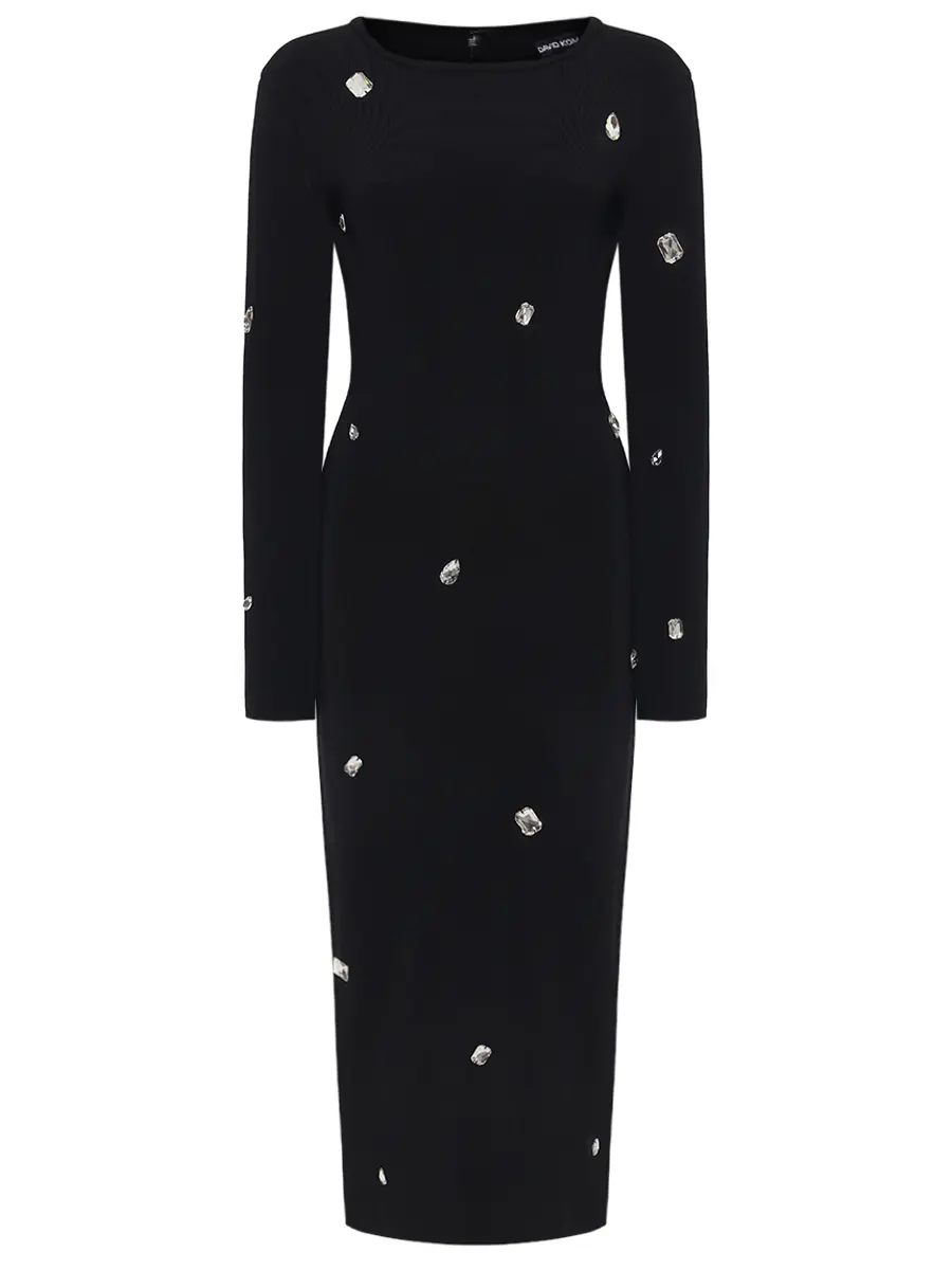 Платье с кристаллами