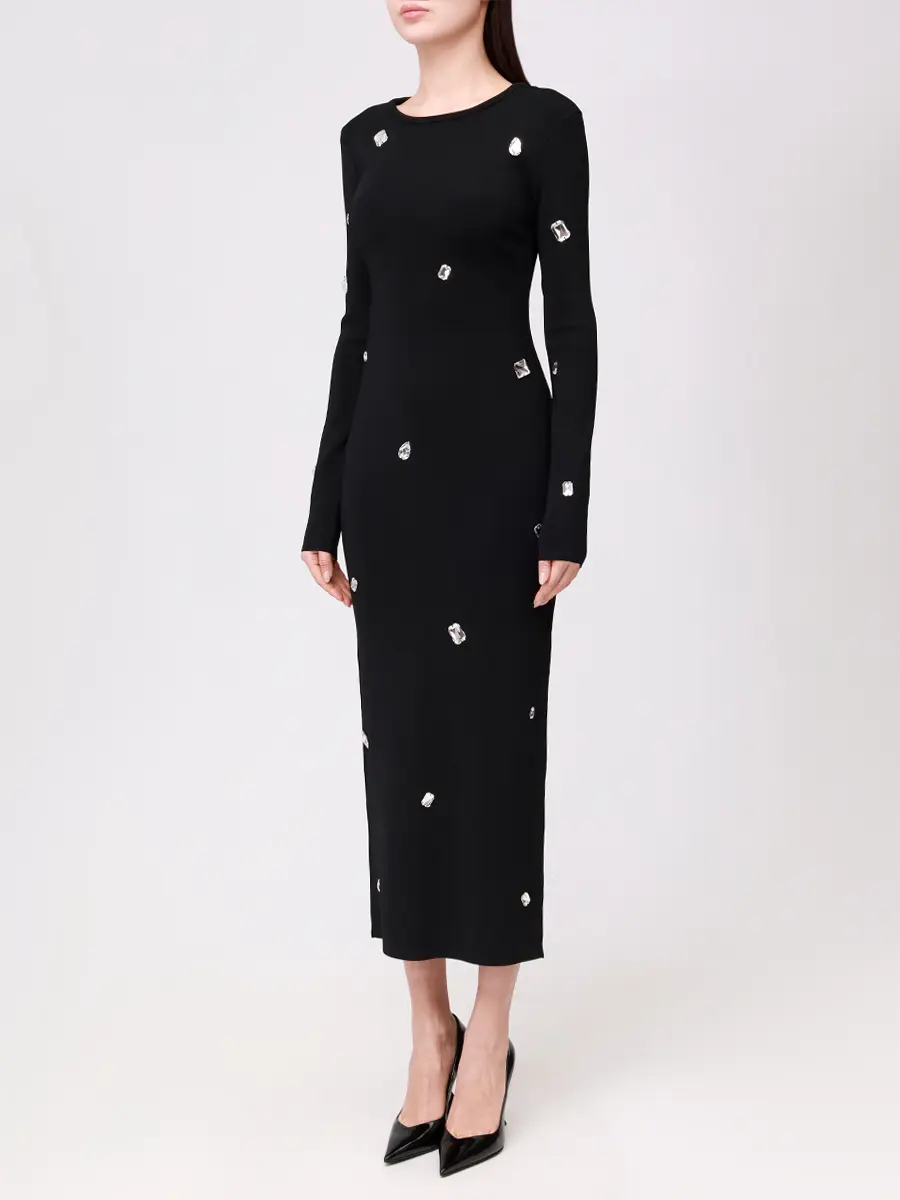 Платье с кристаллами