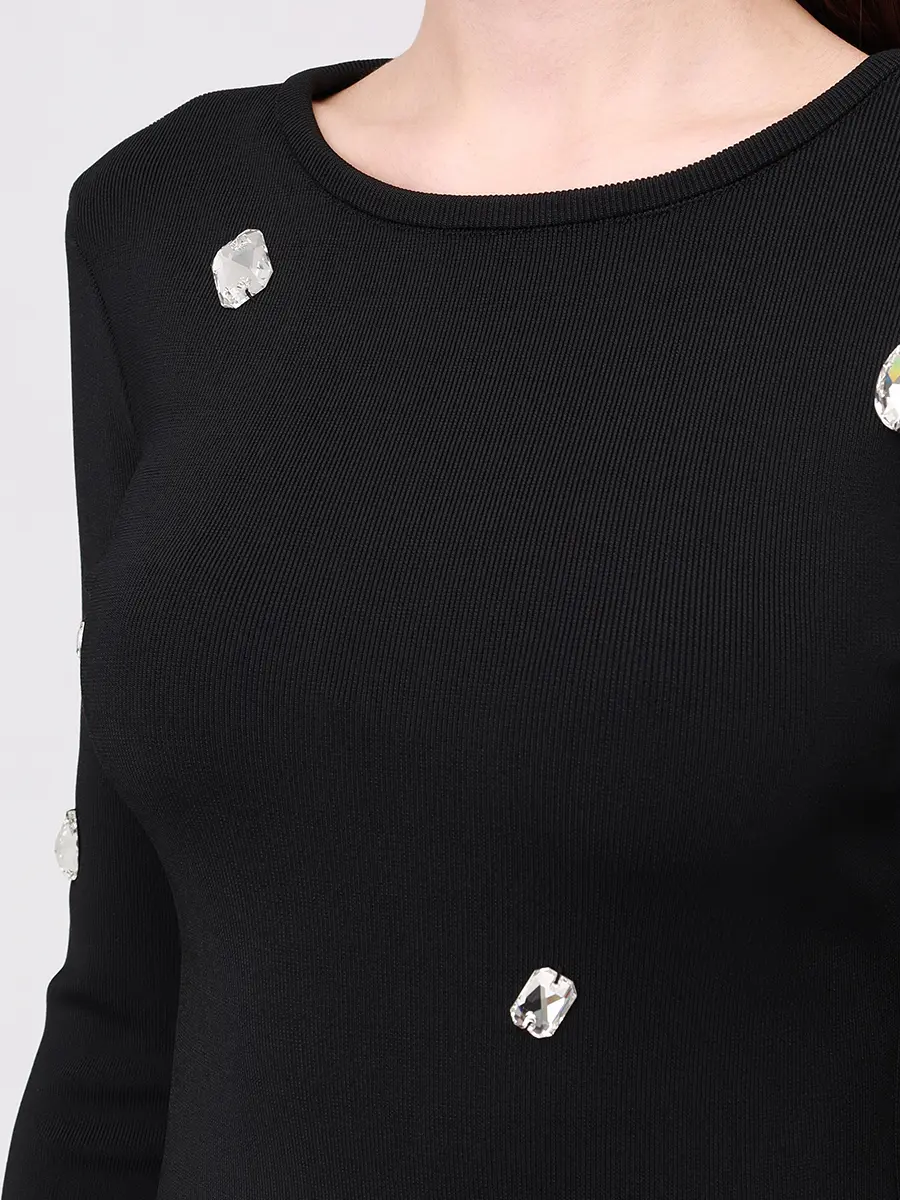 Платье с кристаллами