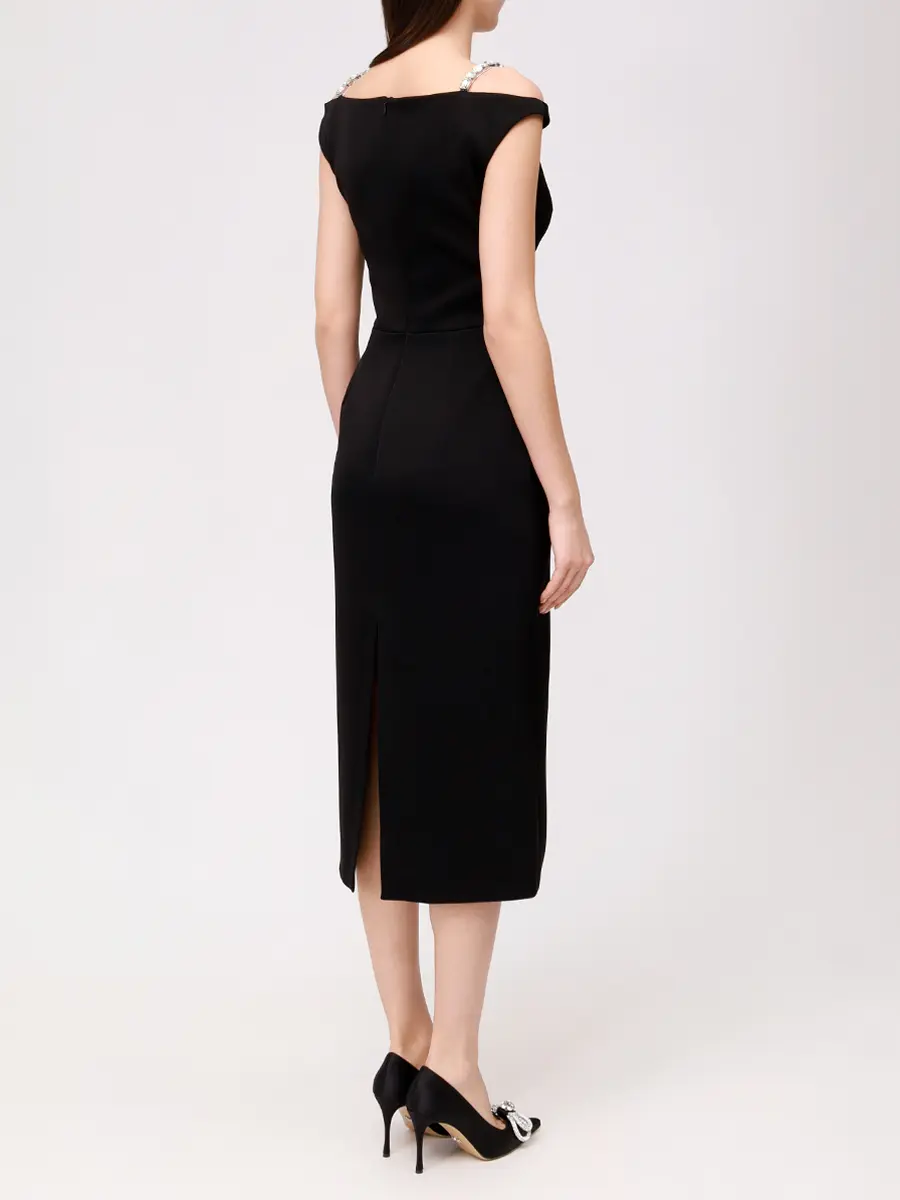 Платье однотонное