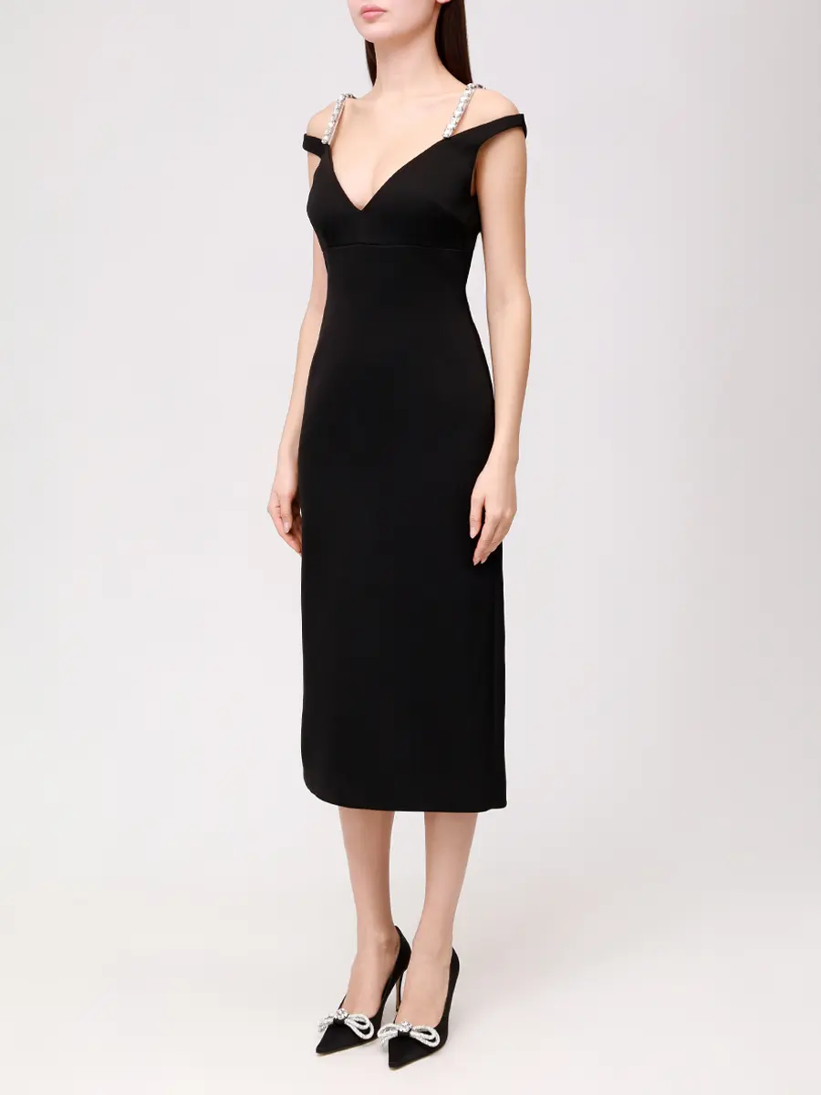 Платье однотонное