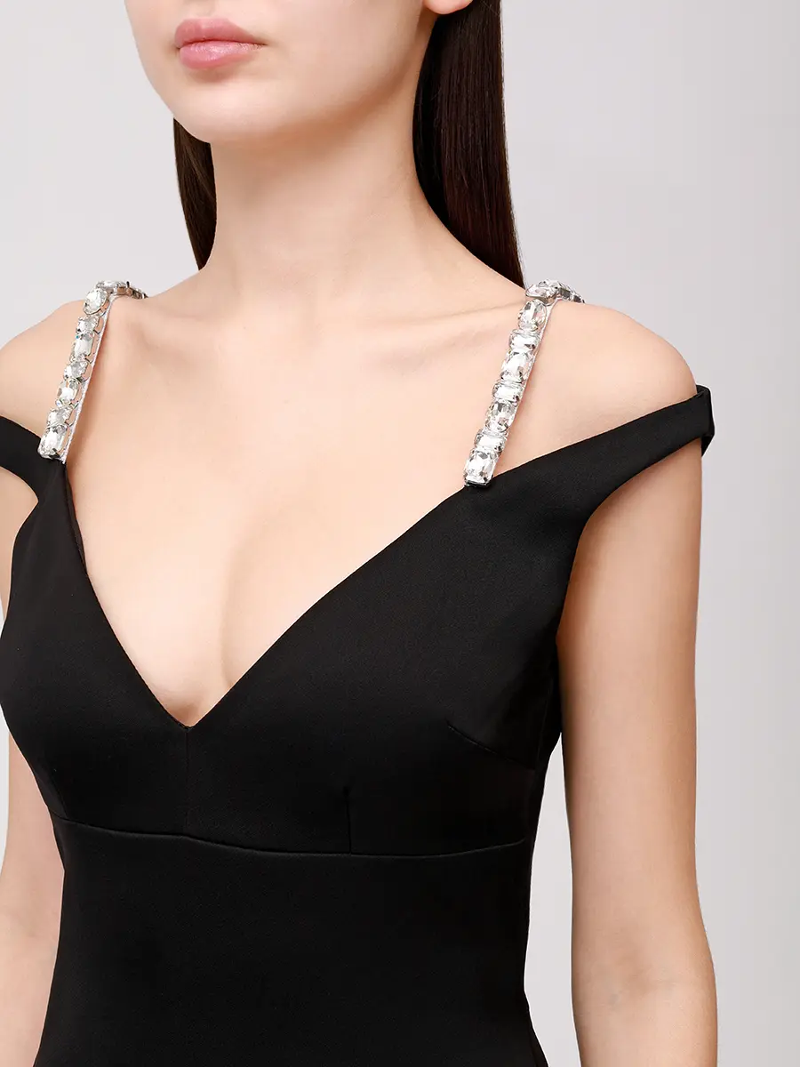 Платье однотонное