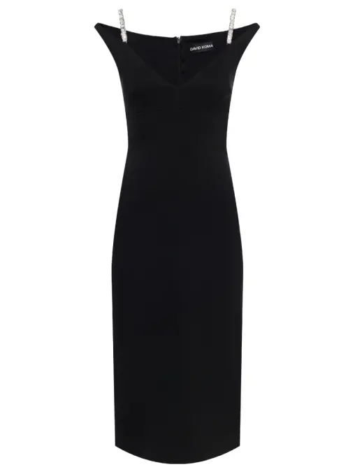 Платье однотонное DAVID KOMA