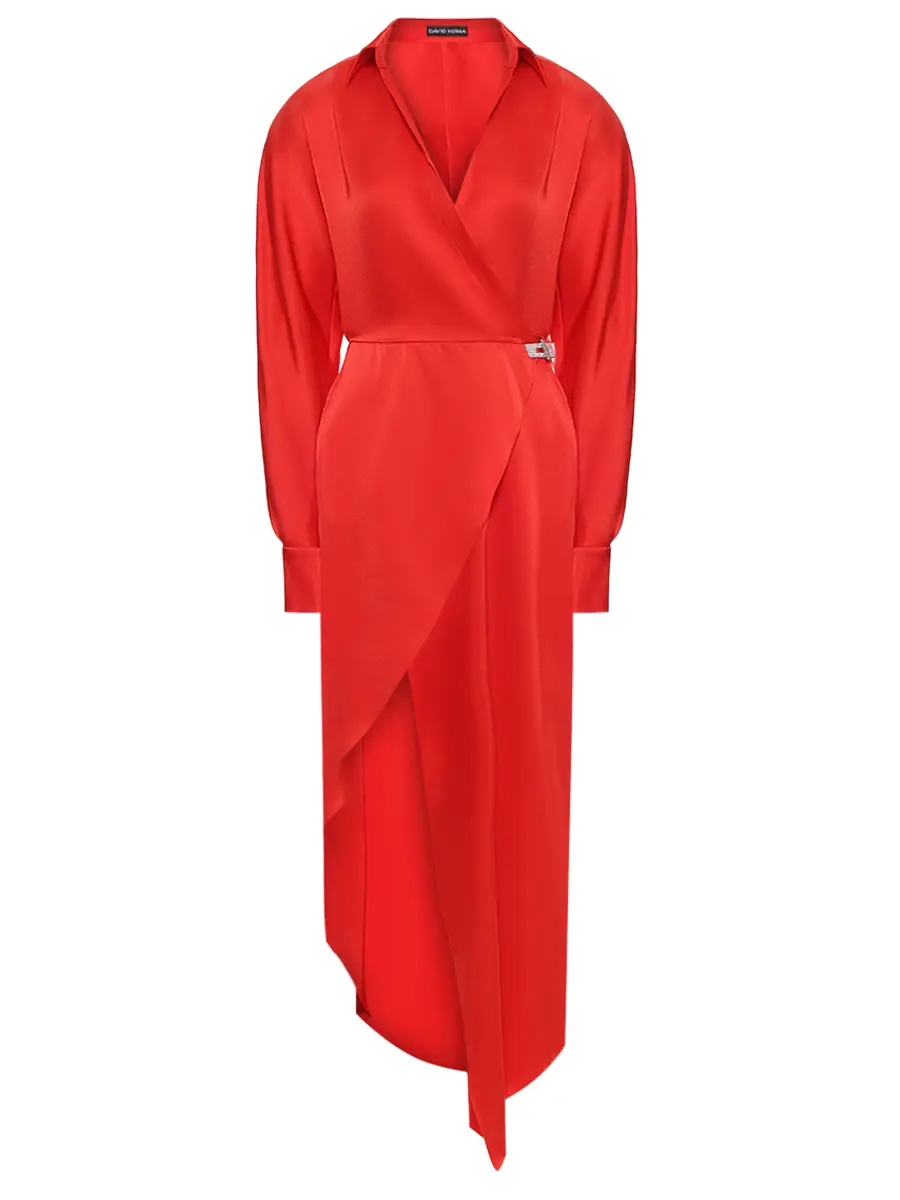 Платье однотонное